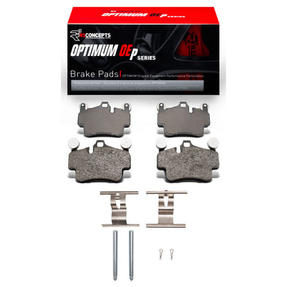 R1 Concepts R1 05-23 Porsche 718 Cayman Front/Rear Optimum OE Pads & Hardware Kit