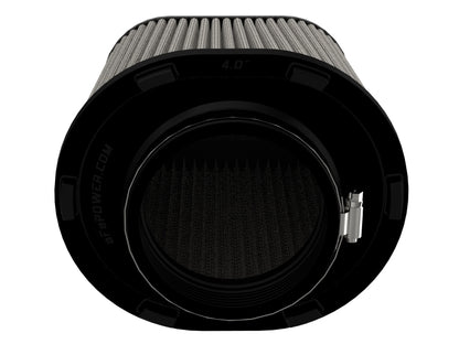 aFe Track Series Intake Pro DRY S Air Filter 4IN F x (7-3/4 x 6-1/2)IN B x (5-3/4 x 3-3/4)IN T x 7IN
