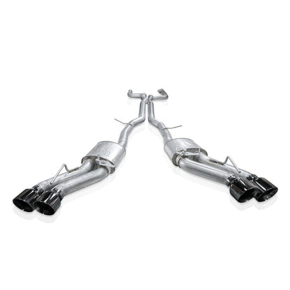 Stainless Works 22-25 Cadillac CT5-V Blackwing Catback Exhaust - Black Chrome Tips