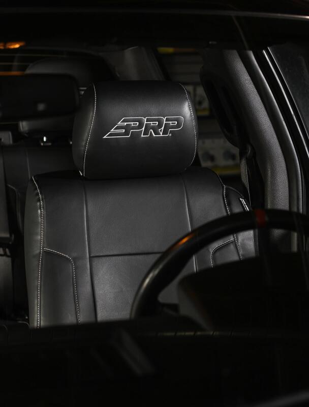 PRP Seats PRP 12-14 Ford Raptor Front Seat Covers (Pair) - Black w Silver Stitch