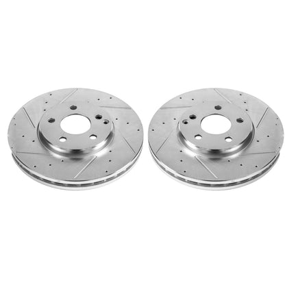PowerStop Power Stop 04-05 Mercedes-Benz E320 Front Evolution Drilled & Slotted Rotors - Pair