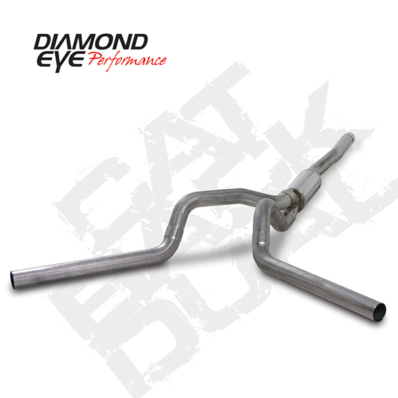 Diamond Eye Performance Diamond Eye KIT 4in Catback DUAL SS: 2006-2007.5 CHEVY/GMC 6.6L 2500/3500