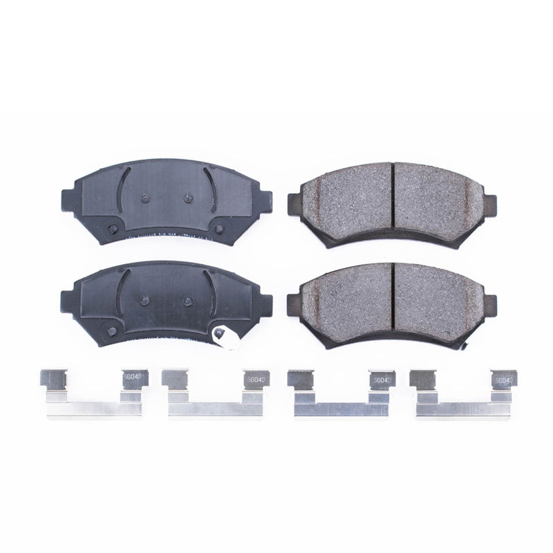 PowerStop Power Stop 97-05 Buick Century Front Z17 Evolution Ceramic Brake Pads w/Hardware