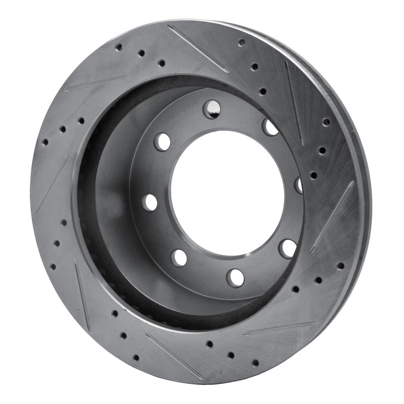 R1 Concepts R1 00-02 Dodge Ram 3500 Front Left Drilled & Slotted Silver Brake Rotor