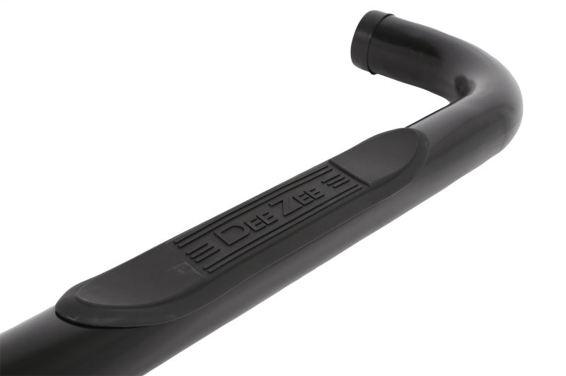 Dee Zee 14-19 Chevrolet Silverado Tubes - 3In Round Black Steel ExtCab