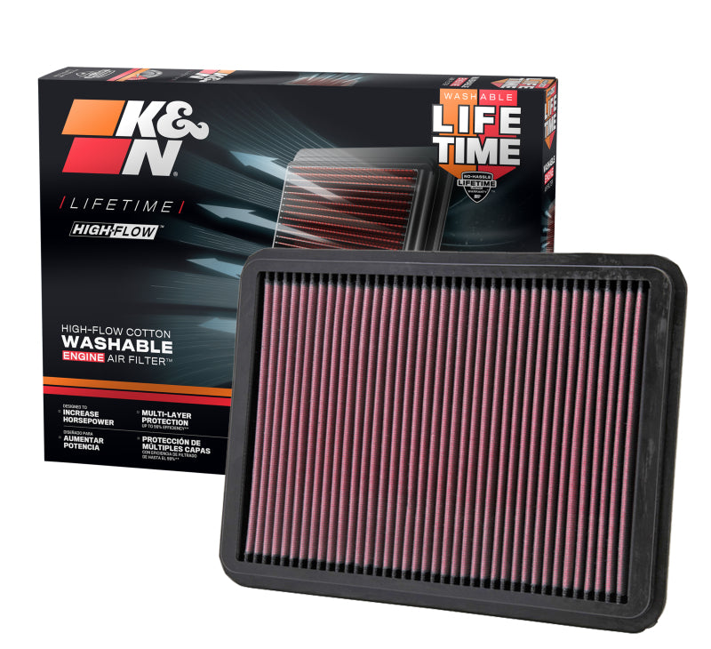 K&N Engineering K&N 04-09 Lexus GX470 4.7L / 02-08 Toyota 4Runner / 01-07 Sequoia / 00-06 Tundra Drop In Air Filter