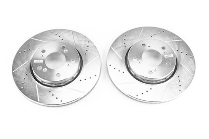 PowerStop Power Stop 14-19 Acura RLX Front Evolution Drilled & Slotted Rotors - Pair