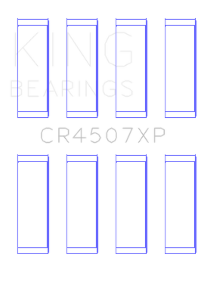 King Engine Bearings Mazda Mzr 2.3L 16V / Ford Duratec 2.3L 16V Connecting Rod Bearing Set