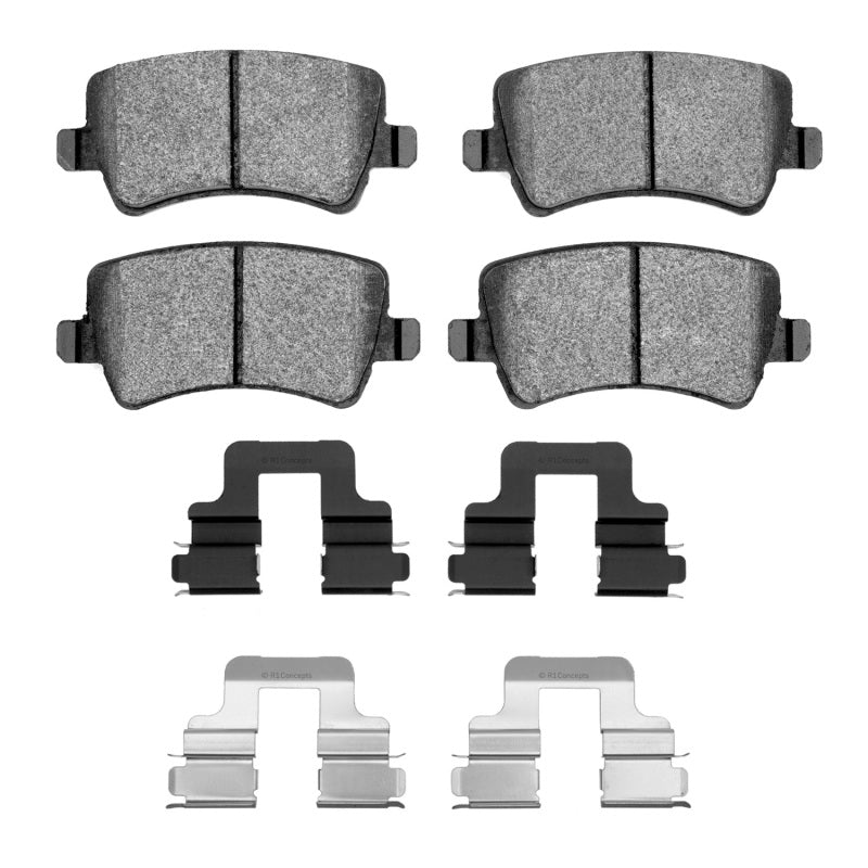 R1 Concepts R1 2007-2018 Land Rover LR2 Rear R1 Euro Ceramic Pads & Hardware Kit