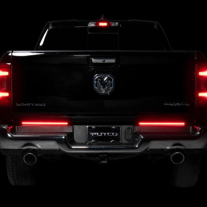 Putco 09-22 Jeep Wrangler JK/19-22 Ram 1500/2500 18in Split Red Light Blade Direct Fit Kit Red/White
