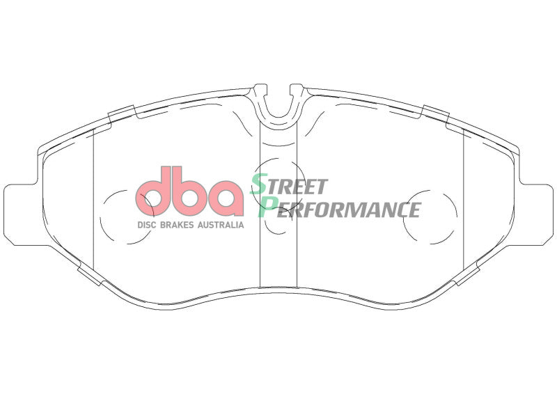DBA 07-09 Dodge Sprinter 2500 (w/285mm Frt Rotor/Bosch Pin Type) Front SP Performance Brake Pads