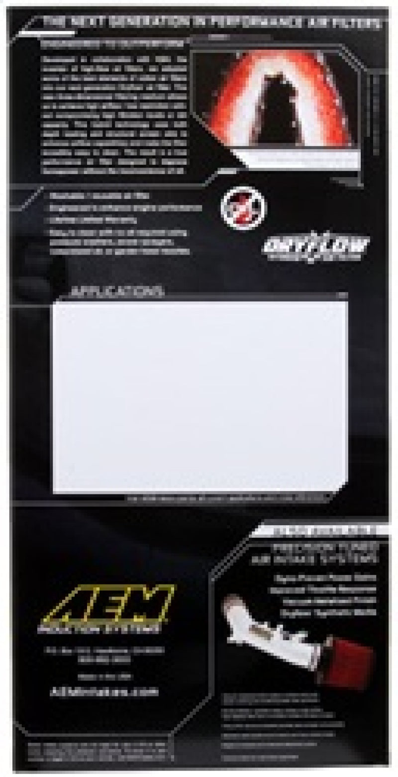AEM Induction AEM 98-10 Mercedes C/CLK/E/GL/ML/R/S/SL Class Dryflow Panel Air Filter