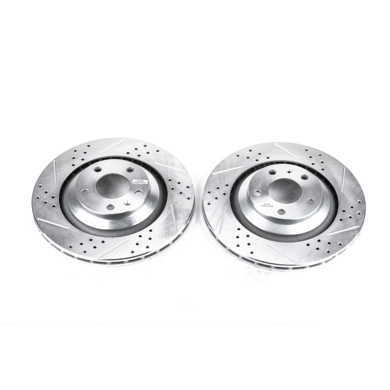 PowerStop Power Stop 05-11 Audi A6 Quattro Rear Evolution Drilled & Slotted Rotors - Pair