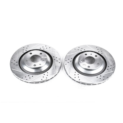 PowerStop Power Stop 05-11 Audi A6 Quattro Rear Evolution Drilled & Slotted Rotors - Pair