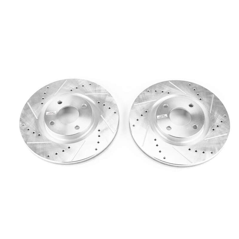 PowerStop Power Stop 2018 Ford EcoSport Front Evolution Drilled & Slotted Rotors - Pair