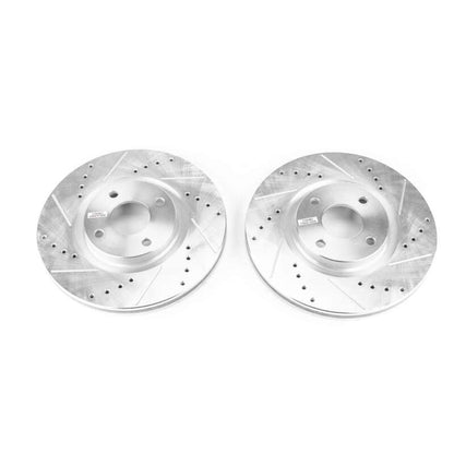 PowerStop Power Stop 2018 Ford EcoSport Front Evolution Drilled & Slotted Rotors - Pair