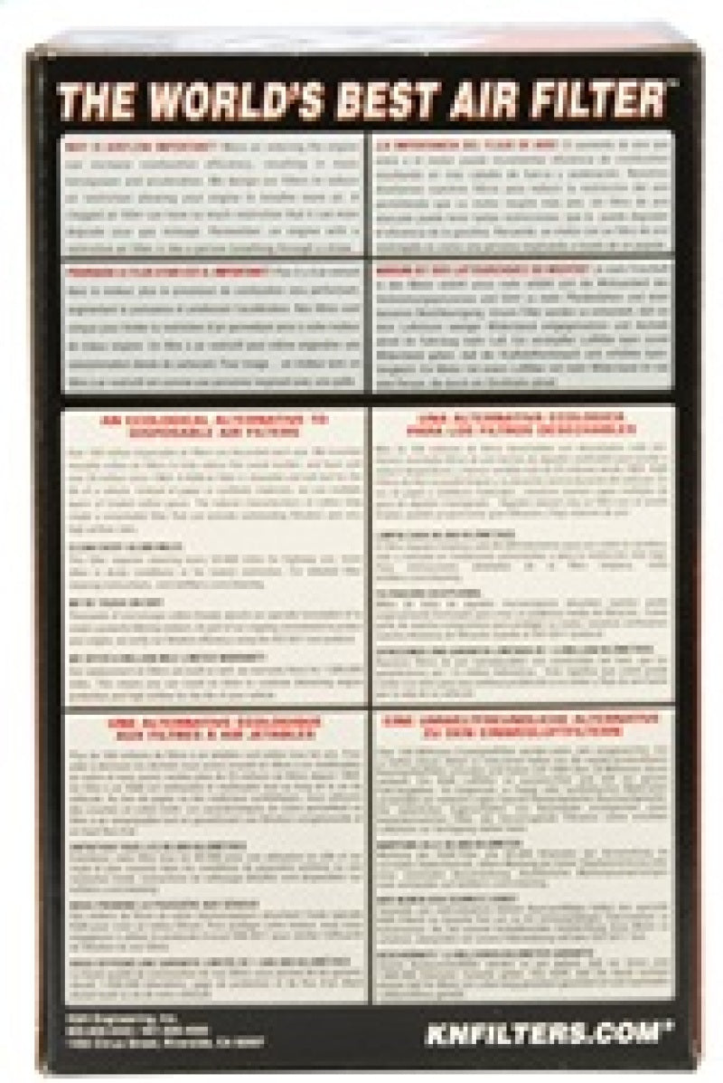 K&N Engineering K&N Universal Rubber Filter 3 inch Flange 5 inch OD 3 inch Height