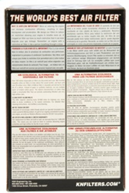 K&N Engineering K&N Universal Rubber Filter 3 inch Flange 5 inch OD 3 inch Height