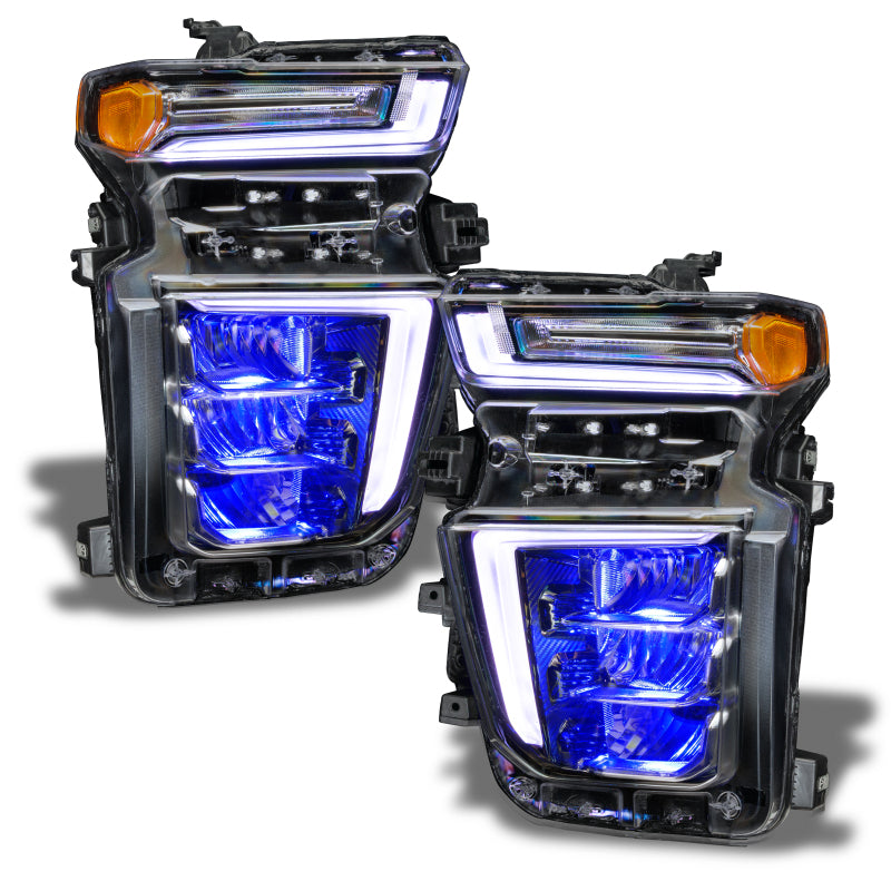 ORACLE Lighting Oracle 20-21 Chevy Silverado HD 2500RGB Headlight Demon Eye Kit - w/o Controller