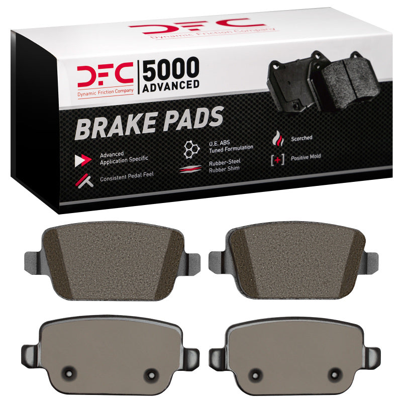 DFC 07-12 Ford Focus RS (Mexico) Rear 5000 Advanced Low Metallic Brake Pads