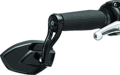Kuryakyn Phantom Bar End Mirror Gloss Black
