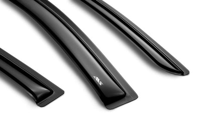 AVS 11-19 Ford Ranger Crew Cab Ventvisor Outside Mount Window Deflectors 4pc - Smoke