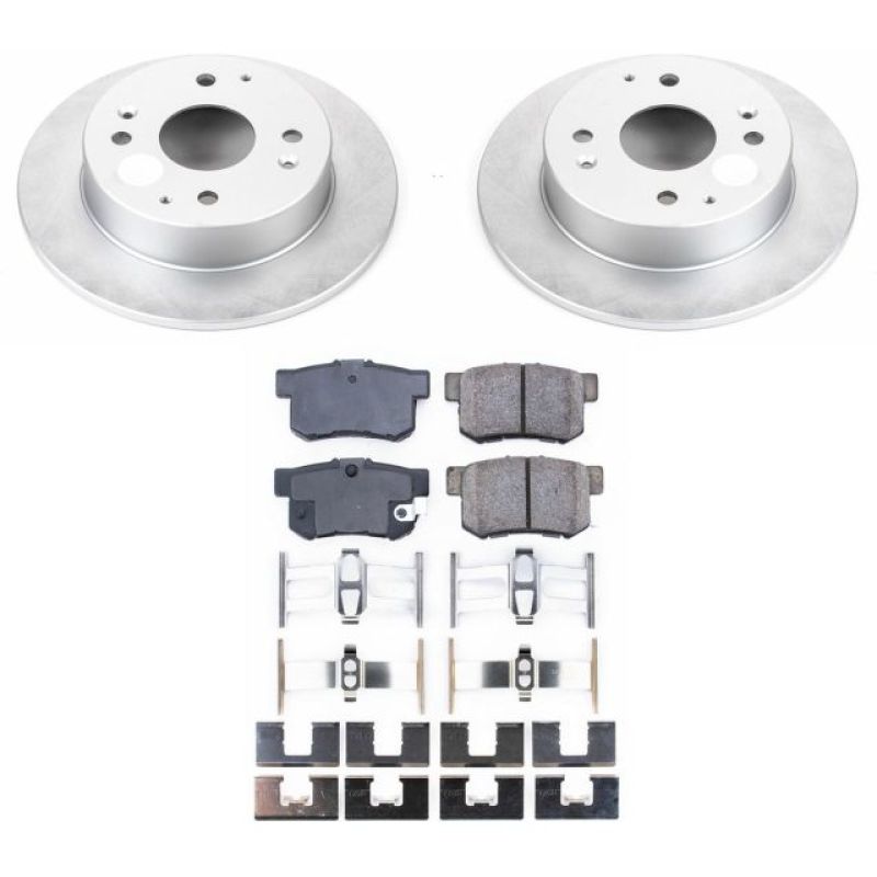 PowerStop Power Stop 98-99 Acura CL Rear Z17 Evolution Geomet Coated Brake Kit