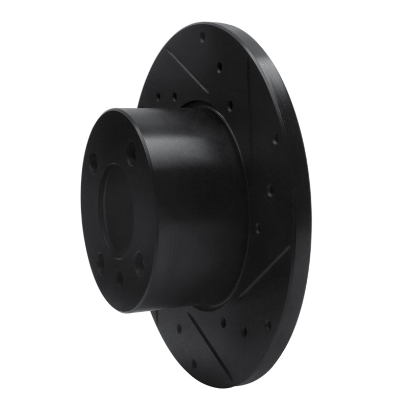 R1 Concepts R1 77-83 BMW 320I (USA/Canada) Front Right Drilled & Slotted Black Brake Rotor