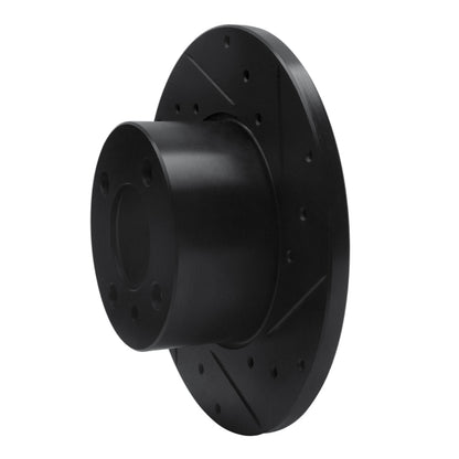 R1 Concepts R1 77-83 BMW 320I (USA/Canada) Front Right Drilled & Slotted Black Brake Rotor