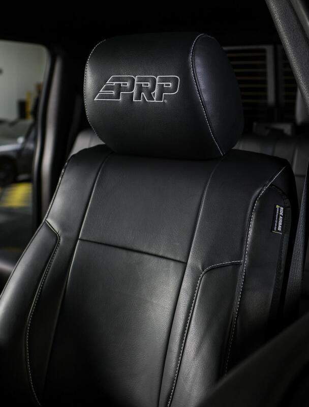 PRP Seats PRP 12-14 Ford Raptor Front Seat Covers (Pair) - Black w Silver Stitch