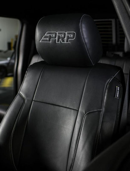 PRP Seats PRP 12-14 Ford Raptor Front Seat Covers (Pair) - Black w Silver Stitch