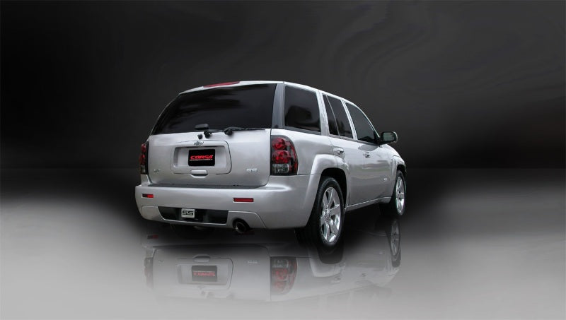 CORSA Performance Corsa 2006-2008 Chevrolet Trailblazer SS 6.0L V8 Black Sport Cat-Back Exhaust