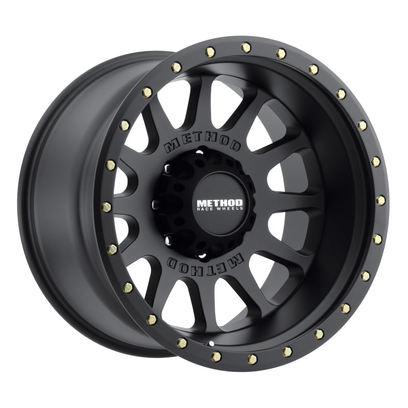 Method Wheels Method MR605 NV 20x10 -24mm Offset 8x170 124.9mm CB Matte Black Wheel