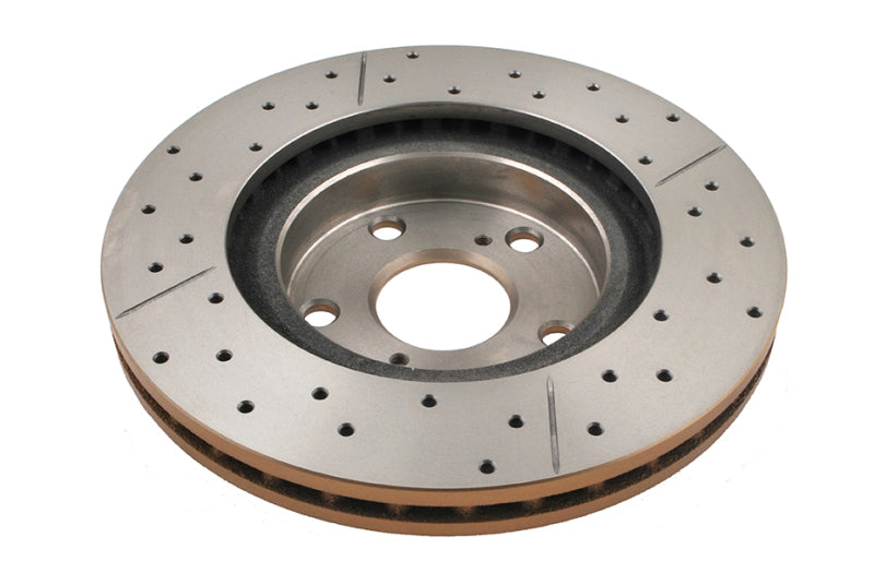 DBA 13-19 Lexus ES300h Front Street Series Drilled & Slotted Rotor w/Gold Hat