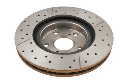 DBA 13-19 Lexus ES300h Front Street Series Drilled & Slotted Rotor w/Gold Hat