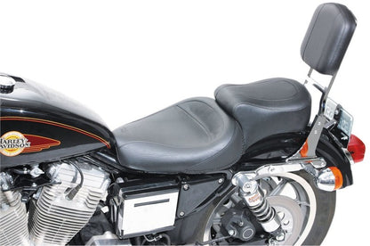 Mustang Motorcycle Mustang 82-03 Harley Sportster Standard Touring 1PC Seat - Black