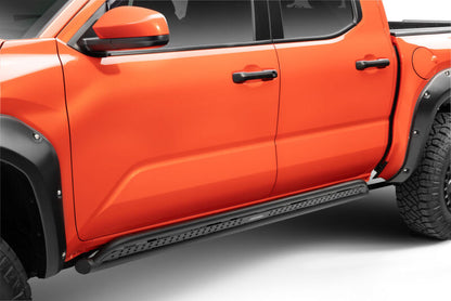 Go Rhino 2024 Toyota Tacoma DC 4dr Xtreme Frame Mount Sliders - Tex. Blk