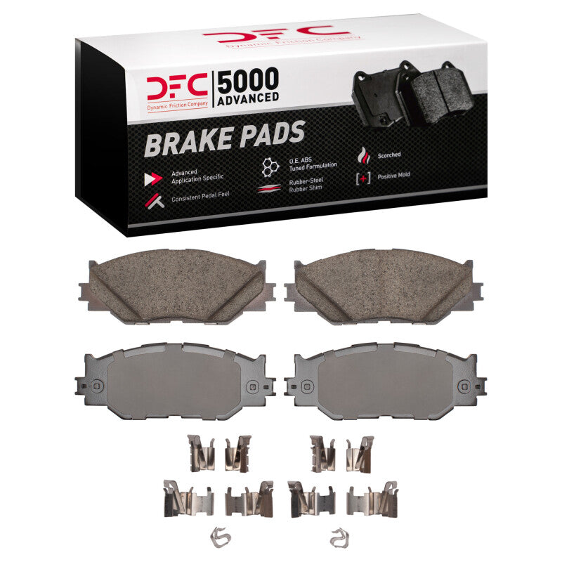 DFC 06-15 Lexus IS250 Front 5000 Advanced Low Metallic Brake Pads and Hardware Kit