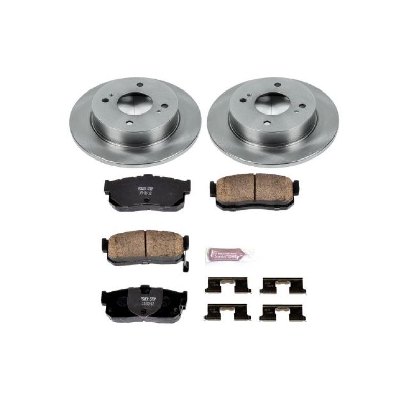 PowerStop Power Stop 91-96 Infiniti G20 Rear Autospecialty Brake Kit