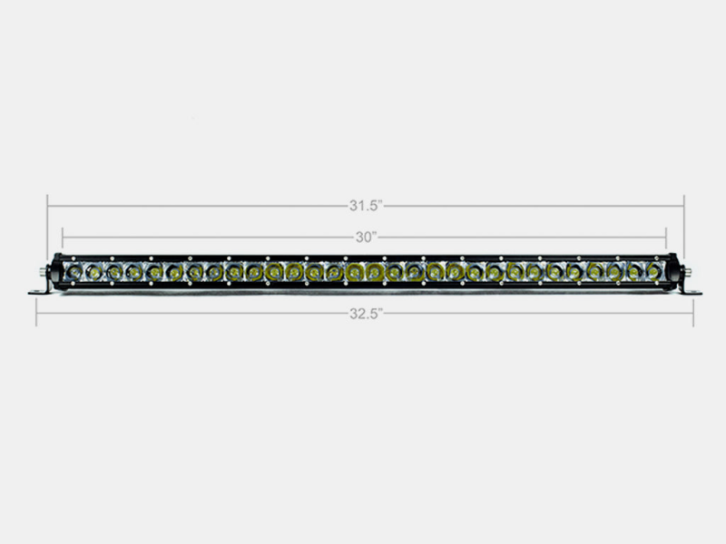 Cali Raised LED Cali Raised 32In Slim Single Row Led Bar