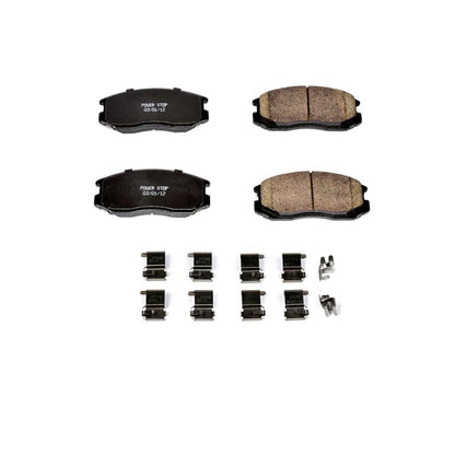 PowerStop Power Stop 91-96 Eagle Summit Front Z17 Evolution Ceramic Brake Pads w/Hardware