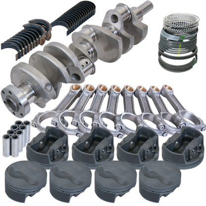 Eagle Ford 289/302 3.400in Crank 5.400in I-Beam Rods -6cc Flat Top 4.125in Pistons Rotating Assembly