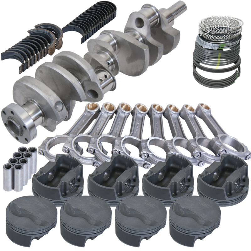 Eagle Ford 289/302 3.400in Crank 5.400in I-Beam Rods -6cc Flat Top 4.040in Pistons Rotating Assembly