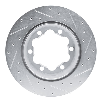R1 Concepts R1 02-06 Dodge Sprinter 3500 Rear Left Drilled & Slotted Silver Brake Rotor