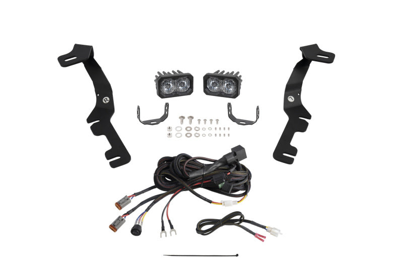Diode Dynamics Stage Series Ditch Light Kit for 2019-Present Ram C2 Sport - White Combo