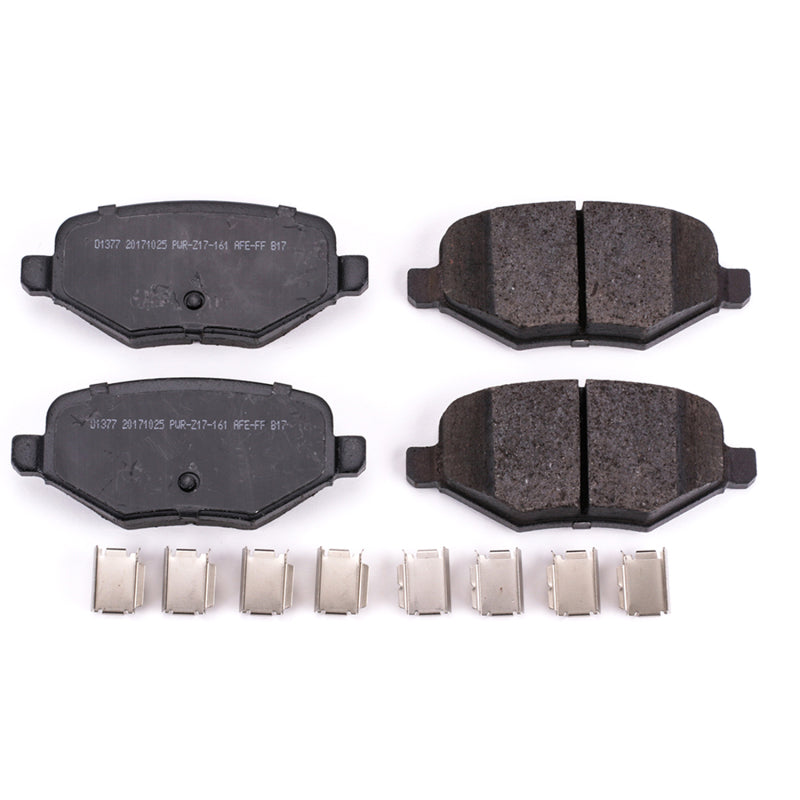 PowerStop Power Stop 11-13 Ford Edge Rear Z17 Evolution Ceramic Brake Pads w/Hardware