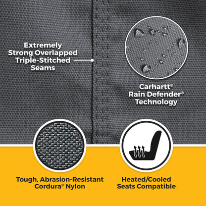 Covercraft 21-25 Ford F150 Carhartt Super Dux SeatSaver Custom 1st Row Seat Covers - Gravel