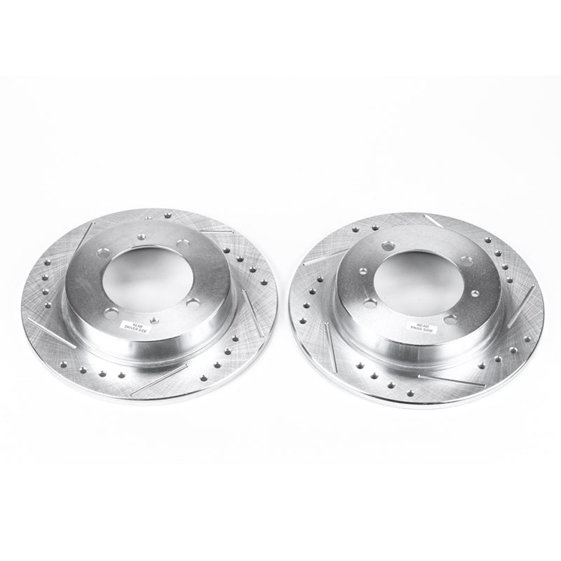PowerStop Power Stop 00-04 Volvo S40 Rear Evolution Drilled & Slotted Rotors - Pair