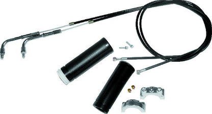 S&S Cycle 1in Handlebars 2-Cable Throttle Assembly Cable - 39in