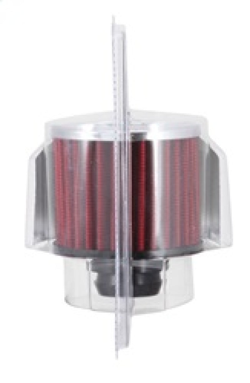 K&N Engineering K&N 1in Flange L x 3in OD x 2.5in Height Clamp On Crankcase Vent Filter